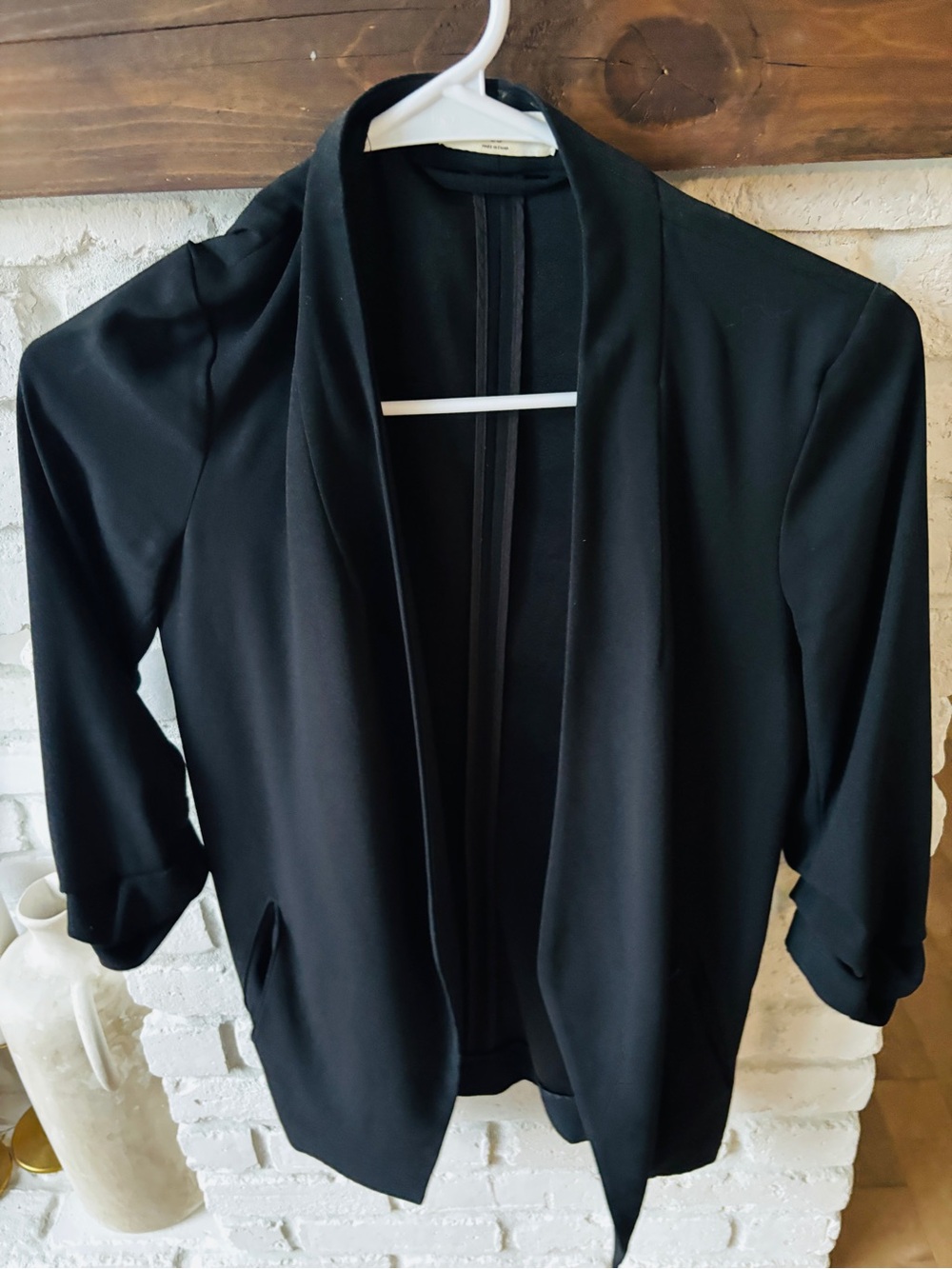 Aritzia Power Open-Front Blazer Jacket